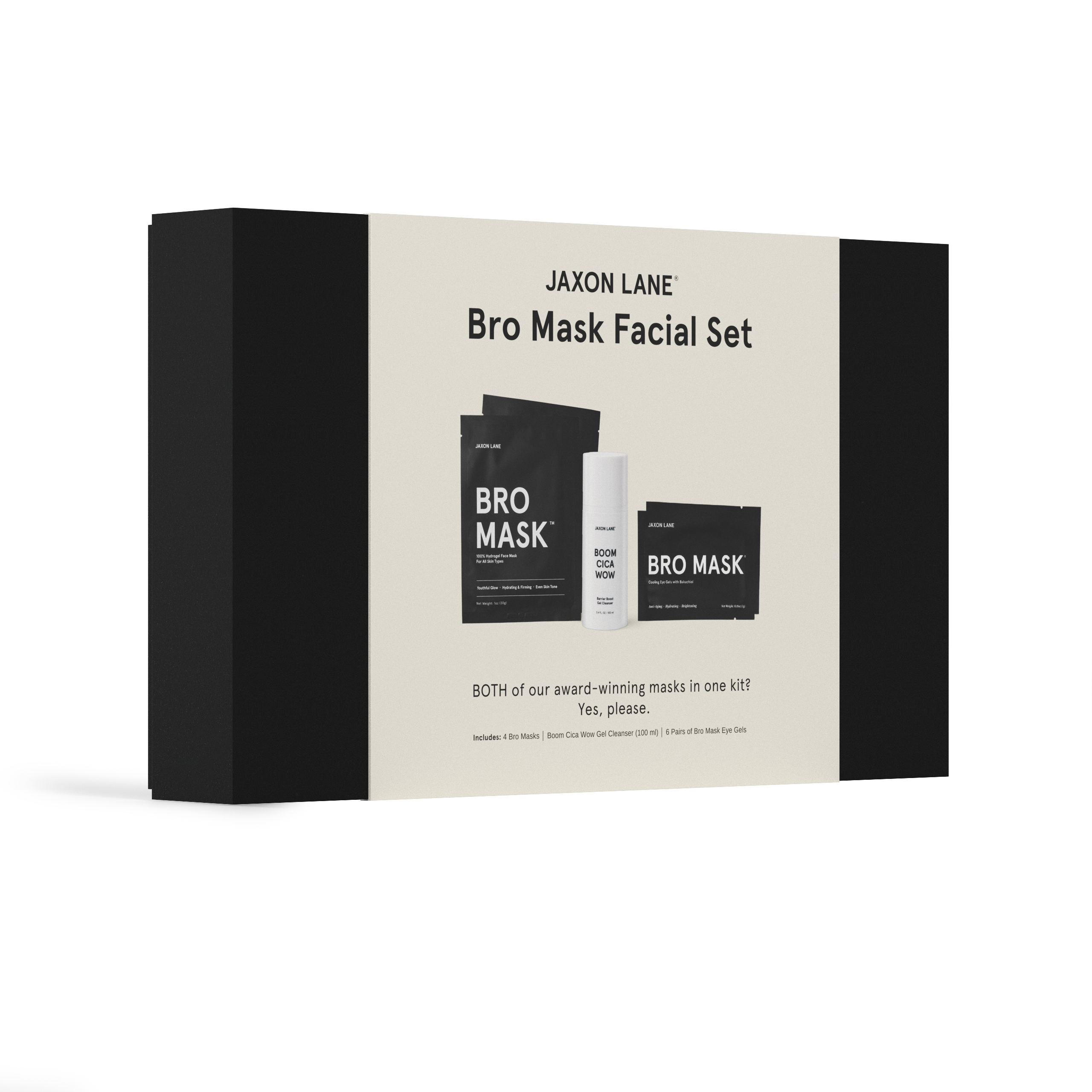 Bro Mask Facial Set Box and items