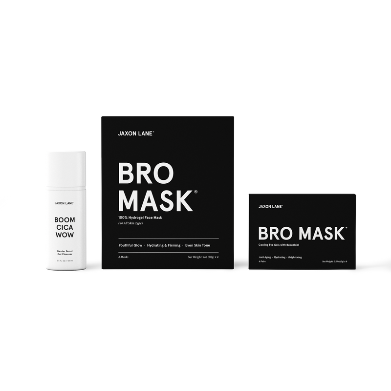 Bro Mask Facial Set Box and items