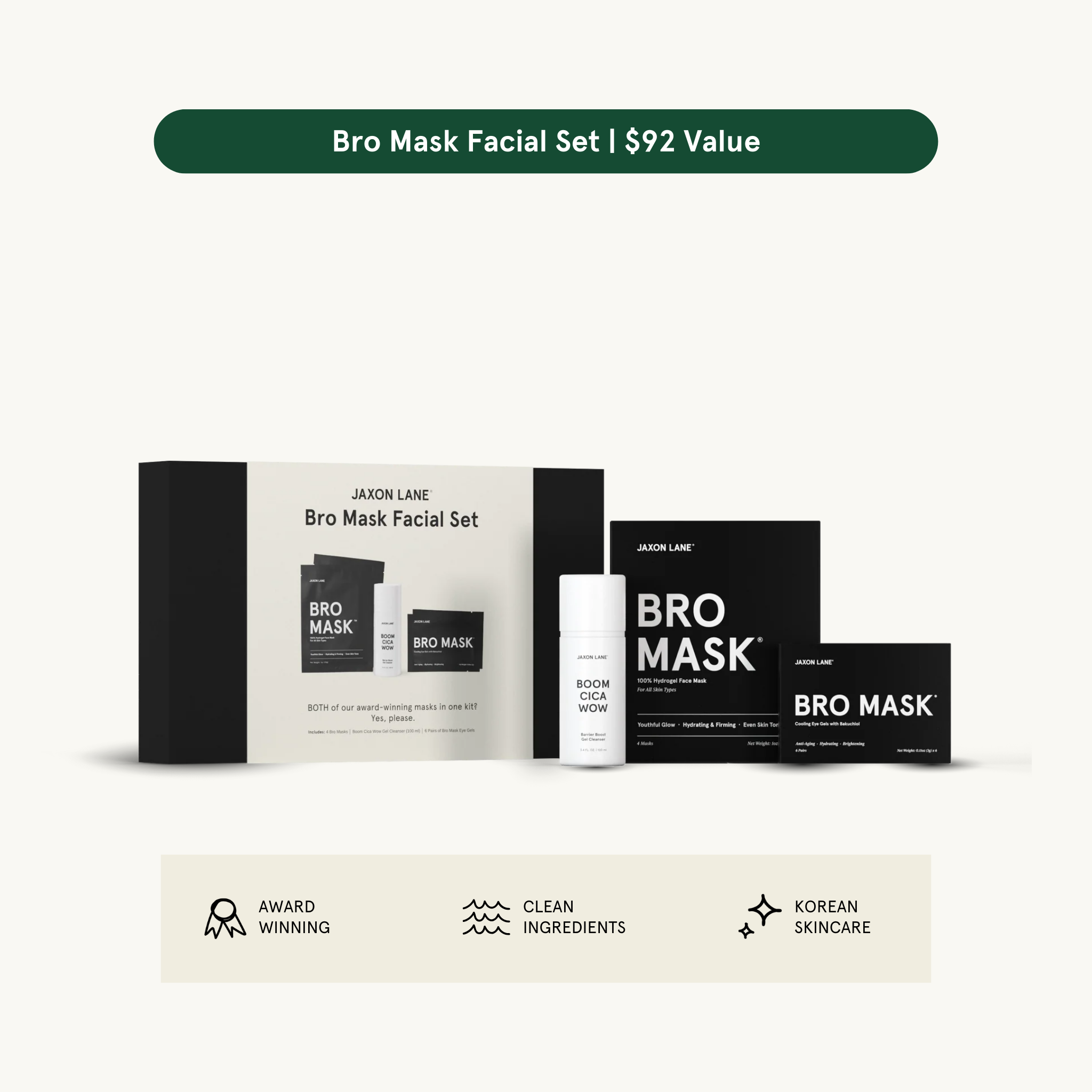 Bro Mask Facial Set