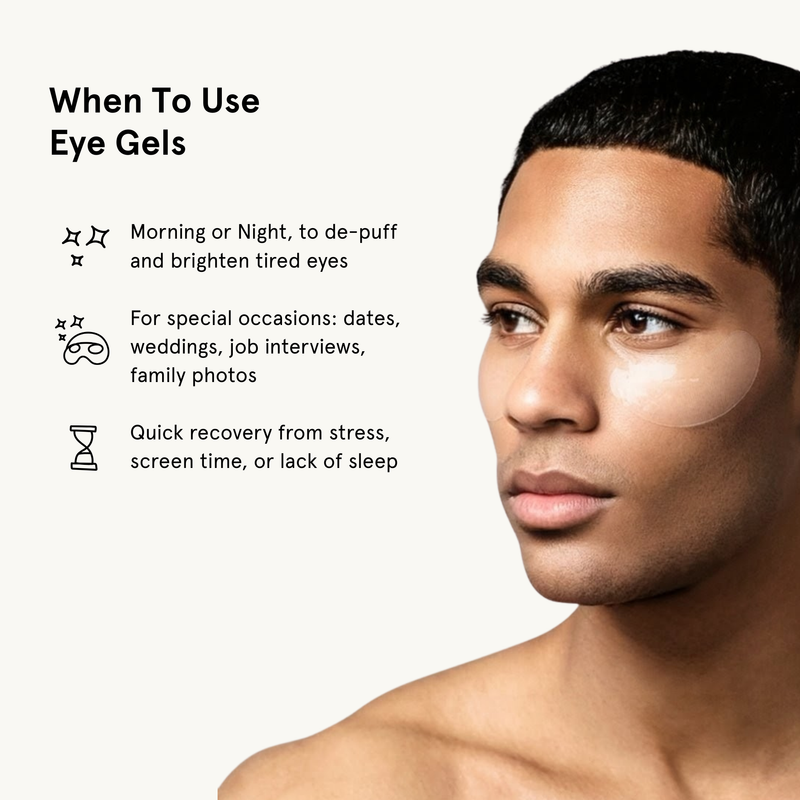 when to use the eye gels