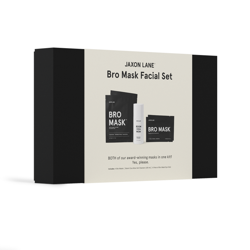 Bro Mask Facial Set Box and items