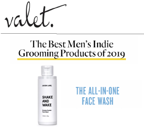 Valet Mag Awards | Jaxon Lane Best Face Wash For Men
