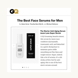 Product View 9 GQ article about the best face serums for men featuring Jaxon Lane Super Serum.