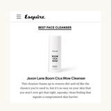 Product View 8 Jaxon Lane Boom Cica Wow Cleanser with Esquire Best Face Cleanser award on a white background