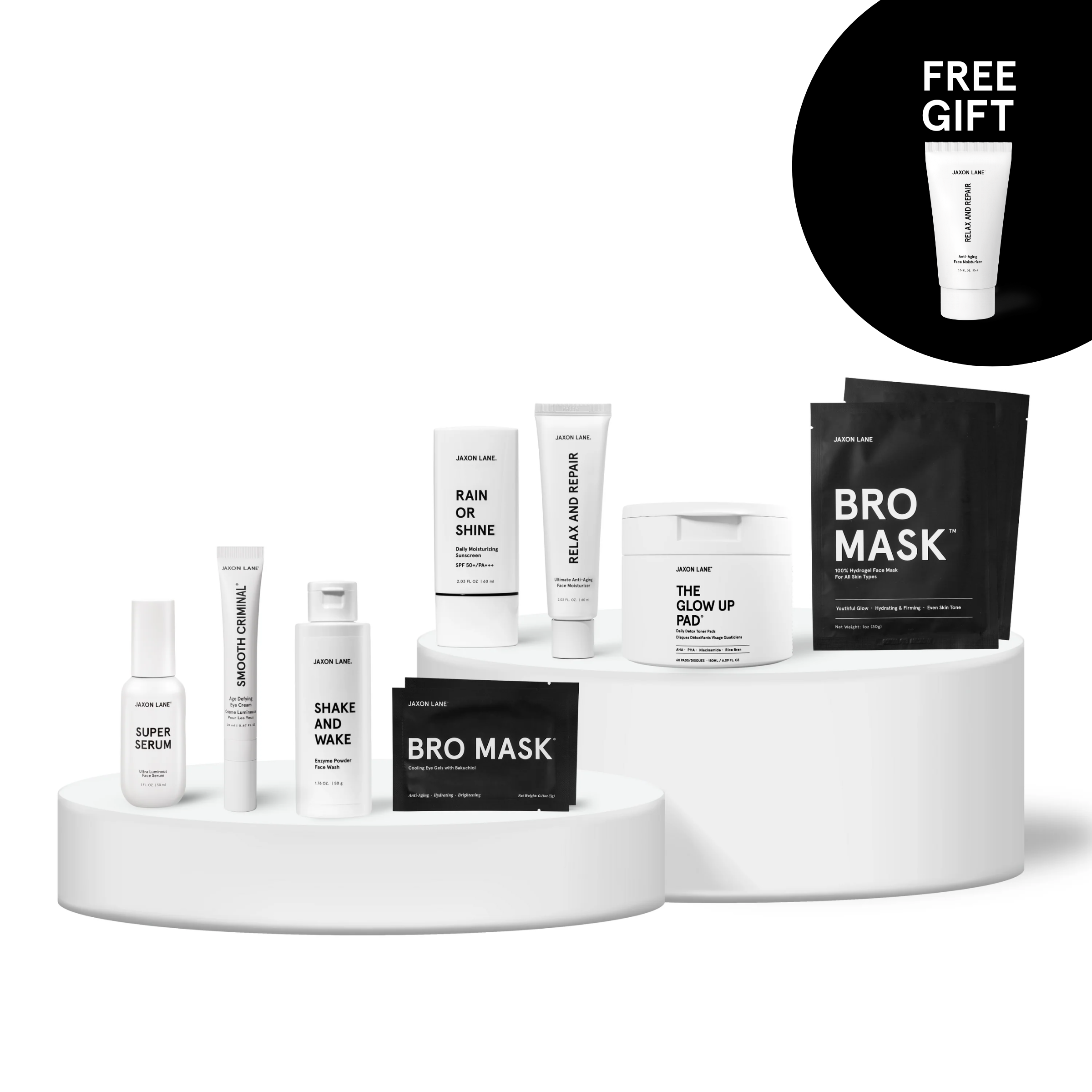 The Skincare Junkies Set with free Relax And Repair - Travel Pack (10ml)