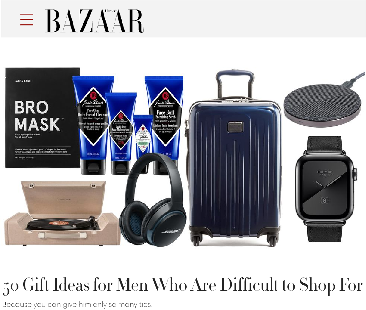 Harper's Baazar | Best Gift Ideas for Men Jaxon Lane
